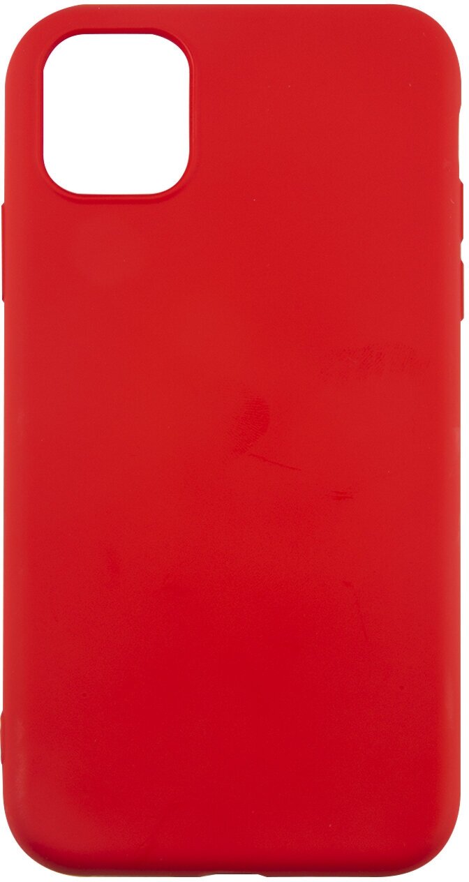 Защитный чехол на iPhone 11 красный/Накладка на Айфон 11/Бампер на Айфон 11/Чехол для телефона iPhone 11/Накладка на смартфон/Apple/Эпл