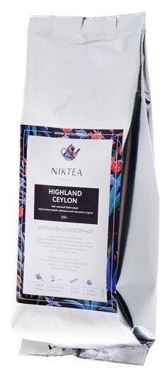 Чай черный Niktea Highland Ceylon (Цейлон Высокогорный), 250 гр. - фотография № 2