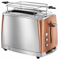 Тостер для хлеба с поддоном Russell Hobbs 24290-56 Luna, copper