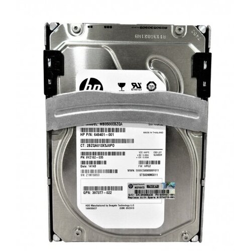Жесткий диск HP 574023-S21 500Gb SATAIII 35 HDD 2528000₽