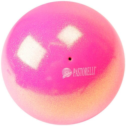 фото Мяч pastorelli glitter hv fig 18,5см флуо-розовый 00040