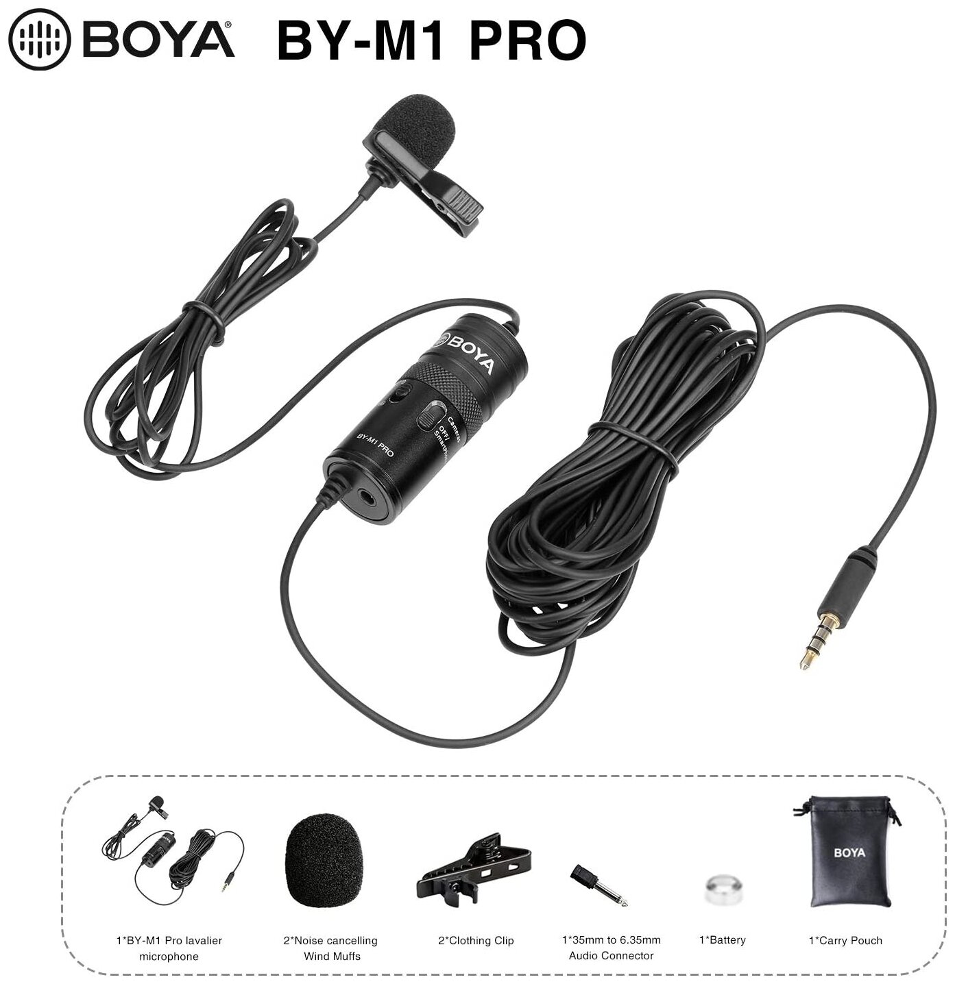 Микрофонный комплект BOYA BY-M1 PRO