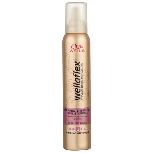 фото Wella мусс Wellaflex для чувствительной кожи головы 200 мл