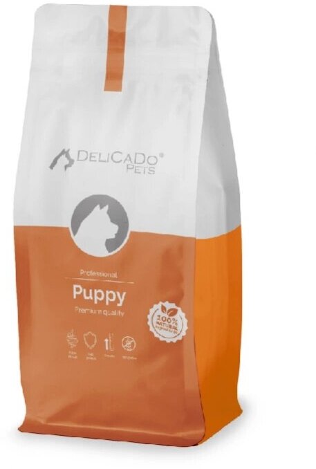 Корм Delicado Dog Puppy для щенков c индейкой, 1,5 кг