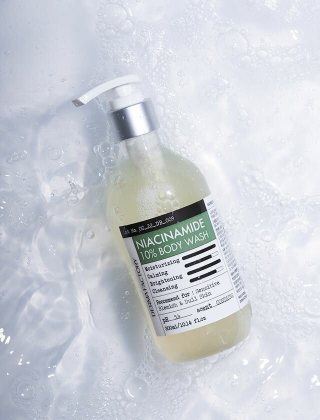 Гель для душа Derma Factory Niacin-Amide 10% с ниацинамидом - фото №4