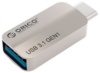 Разъем ORICO OTG USB - USB Type-C (CTA2) серебристый