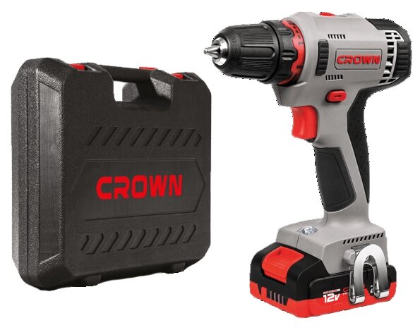 Дрель-шуруповерт аккумуляторная CROWN PROFESSIONAL CROWN CT21081H-2 BMC