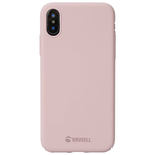 фото Чехол Krusell Sandby Cover для Apple iPhone XS Max розовый