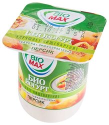 Biomax йогурт витаминов персик 2.5%, 125 г