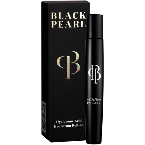 Сыворотка BLACK PEARL от отеков и темных кругов под глазами в формате ролика с минералами Мертвого моря (производство Израиль), 15 мл
