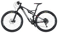 Горный (MTB) велосипед Author A-Ray 29 (2019) black matt/red 17.5