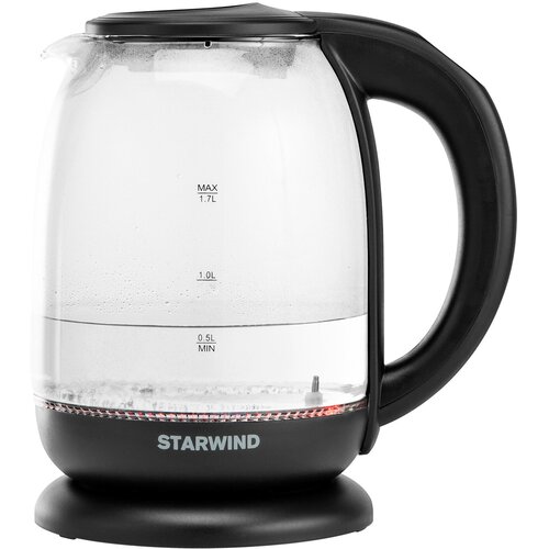 Чайник Starwind SKS4517 17л 2200Вт черный стекло 261500₽