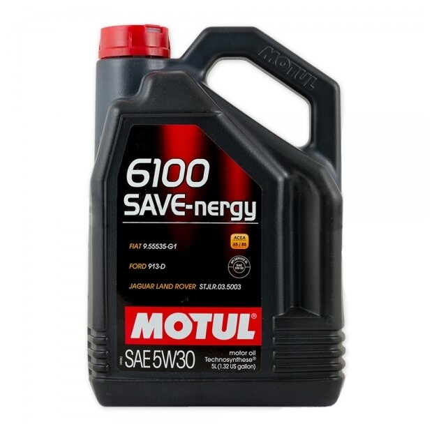 Масло моторное синтетическое Motul 6100 Save-Nergy 5W30 5л арт 107953