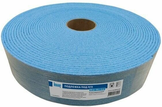фото Подложка под ПГП 6*20000*80 мм Кнауф