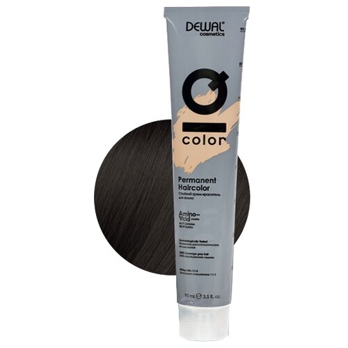 Dewal Cosmetics Краситель перманентный IQ COLOR, 4.1 Ash brunette