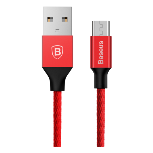 Кабель Baseus Yiven USB - microUSB (CAMYW), red baseus yiven кабель для зарядки кабель для зарядки micro usb 2a 1 5m черный camyw b01