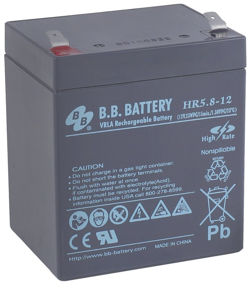 Аккумуляторная батарея B.B.Battery HR 5.8-12