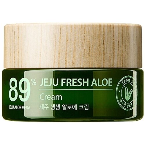 Крем для лица с алоэ Jeju Fresh Aloe Cream 89%, 50 мл,