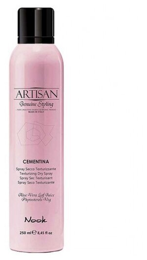 Nook Artisan спрей для волос Cementina Texturing Dry Spray, средняя фиксация, 250 мл