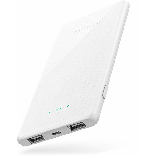 Внешний аккумулятор BlitzWolf BW-P7 5000mAh USB Power Bank White 144000₽