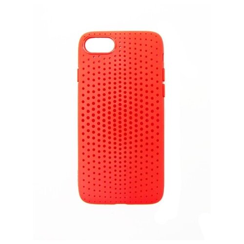 фото Чехол накладка tpu rock dot series для apple iphone 7/8/se 2020, красный