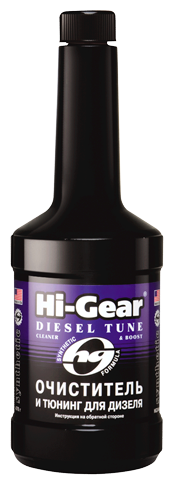 Hi-Gear HG3444 Синтетический очиститель форсунок и тюнинг для дизеля (на 80-100 л), 473 мл