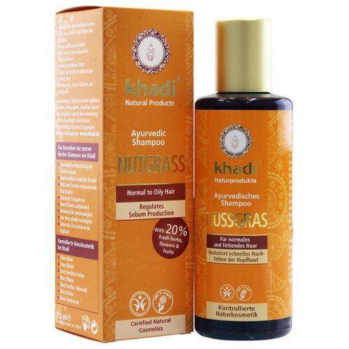 фото Khadi шампунь nutgrass для