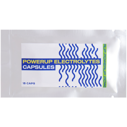 Посттренировочный комплекс POWERUP Electrolytes capsules без вкуса 15 шт. 1 шт.