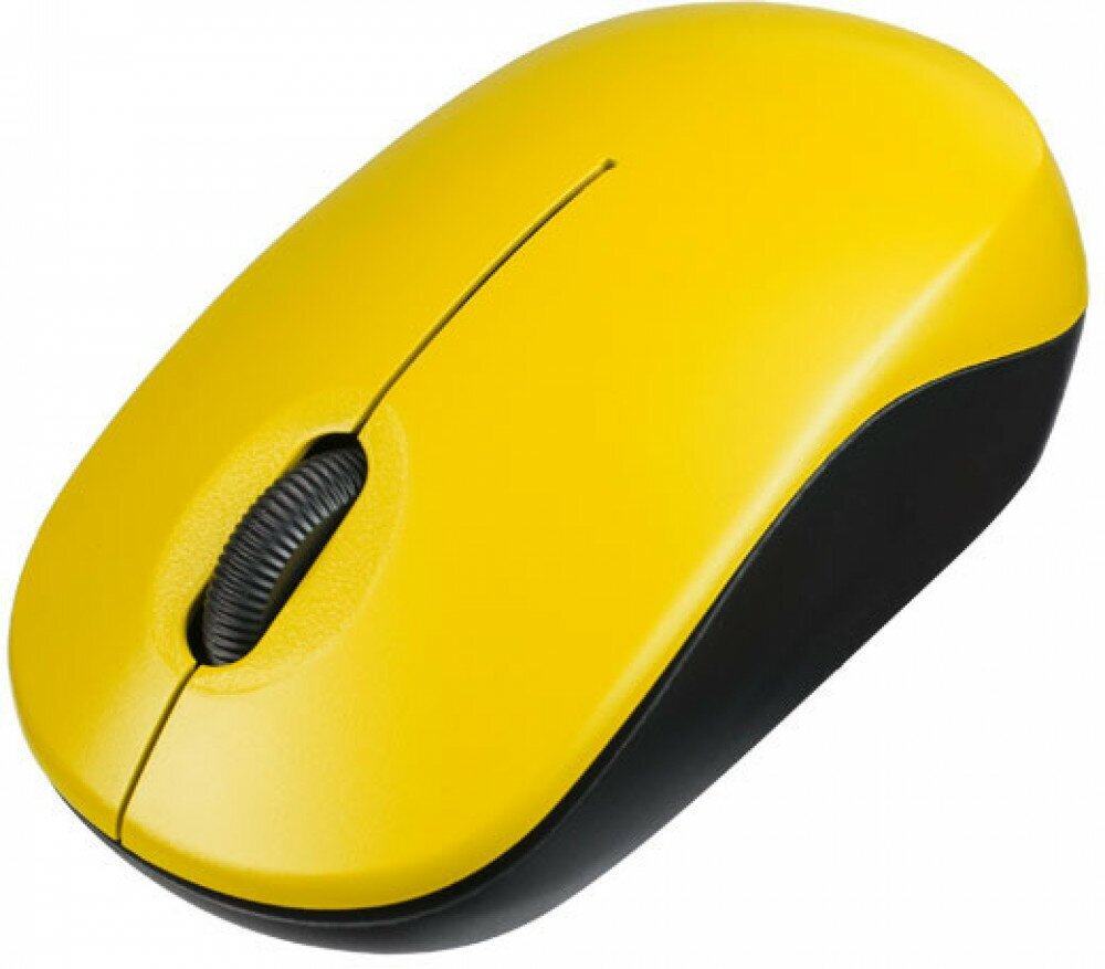 Мышь беспроводная Perfeo SKY, 3 кн, DPI 1200, USB, желтая (PF_A4505)