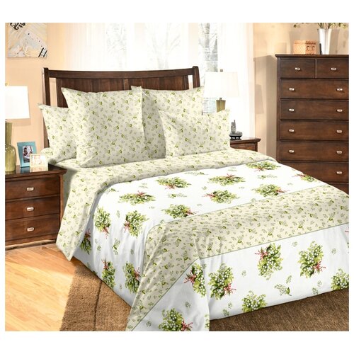 фото Постельное белье «ландыши», бязь (евро) текс-дизайн