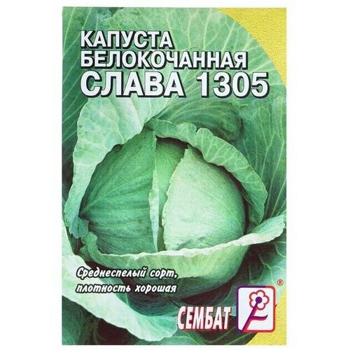 Семена Капуста белокачанная Слава 1305, 1 г