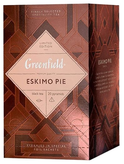 Чай черный Greenfield Eskimo pie в пирамидках