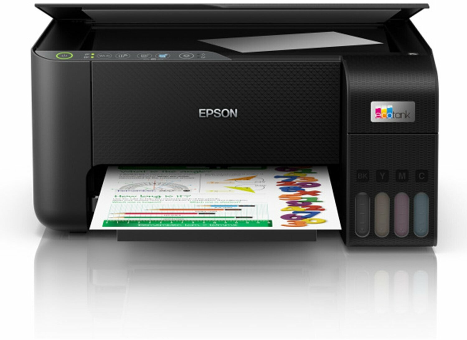 МФУ струйное "3-в-1" Epson EcoTank L3250 (цветное, А4, печать 5760x1440dpi, сканер 1200x2400pi, 33ppm ч/б, 15ppm цвет,100л, USB, Wi-Fi, Epson