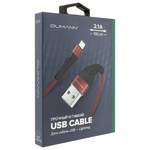 Кабель Qumann USB - Lightning 1 м - изображение