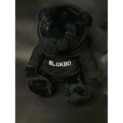 Мягкая игрушка Черный Медведь Блэкбо плюшевый медвежонок blckbo медвежонок блэкбо в худи с капюшоном 40 см черный
