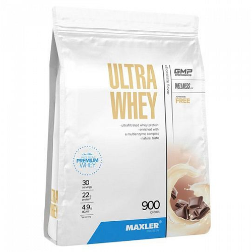 Maxler Ultra Whey (900 гр) (шоколад) maxler ultra whey bag 450 гр шоколад