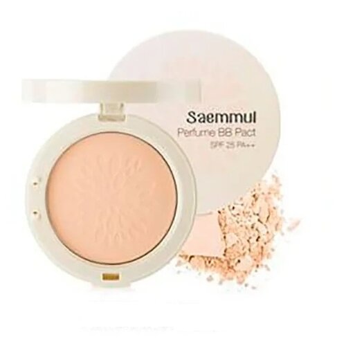 The Saem Пудра компактная ароматизированная Saemmul Perfume BB Pact SPF25 PA++ 21 Pink Beige 20 г