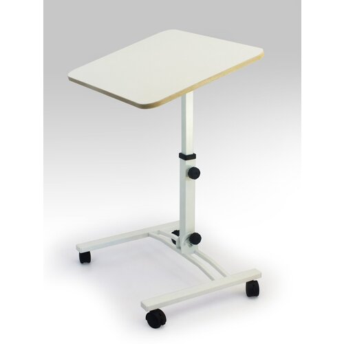стол для груминга с регулировкой высоты 72х45см складной с регулировкой кронштейна Складной стол для ноутбука на колесах «Твист-2» с регулировкой высоты и угла наклона