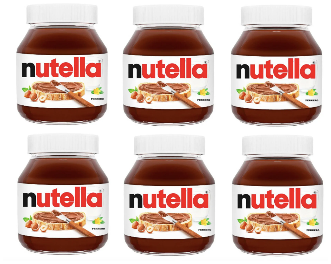 Шоколадная паста Nutella ореховая с добавлением какао, 350 г 6 шт - фотография № 3