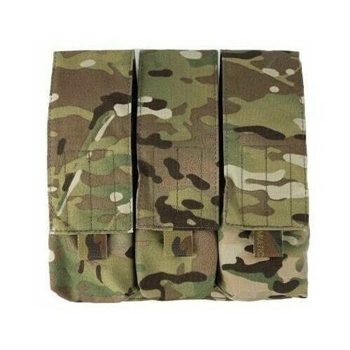 Подсумок тройной под магазины LBT Style 7.62 Triple Magazine Pouch/MC (EmersonGear) emersongear lbt style single frag grenad pouch military airsoft paintball combat gear molle grenad pouch em6369