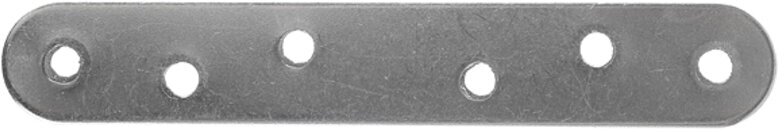 Пластина крепежная оцинкованная 120х19х2 0 мм  4 шт  