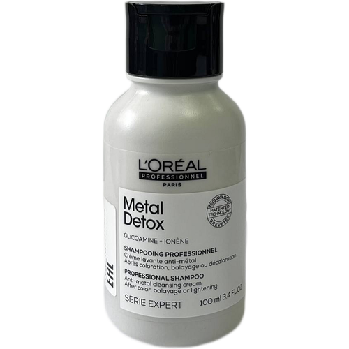 Loreal Professionnel Metal Detox Shampoo - Лореаль Шампунь для восстановления окрашенных волос, 100 мл -