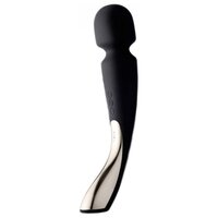 LELO Вибромассажер силиконовый Smart Wand Medium 22 см, black