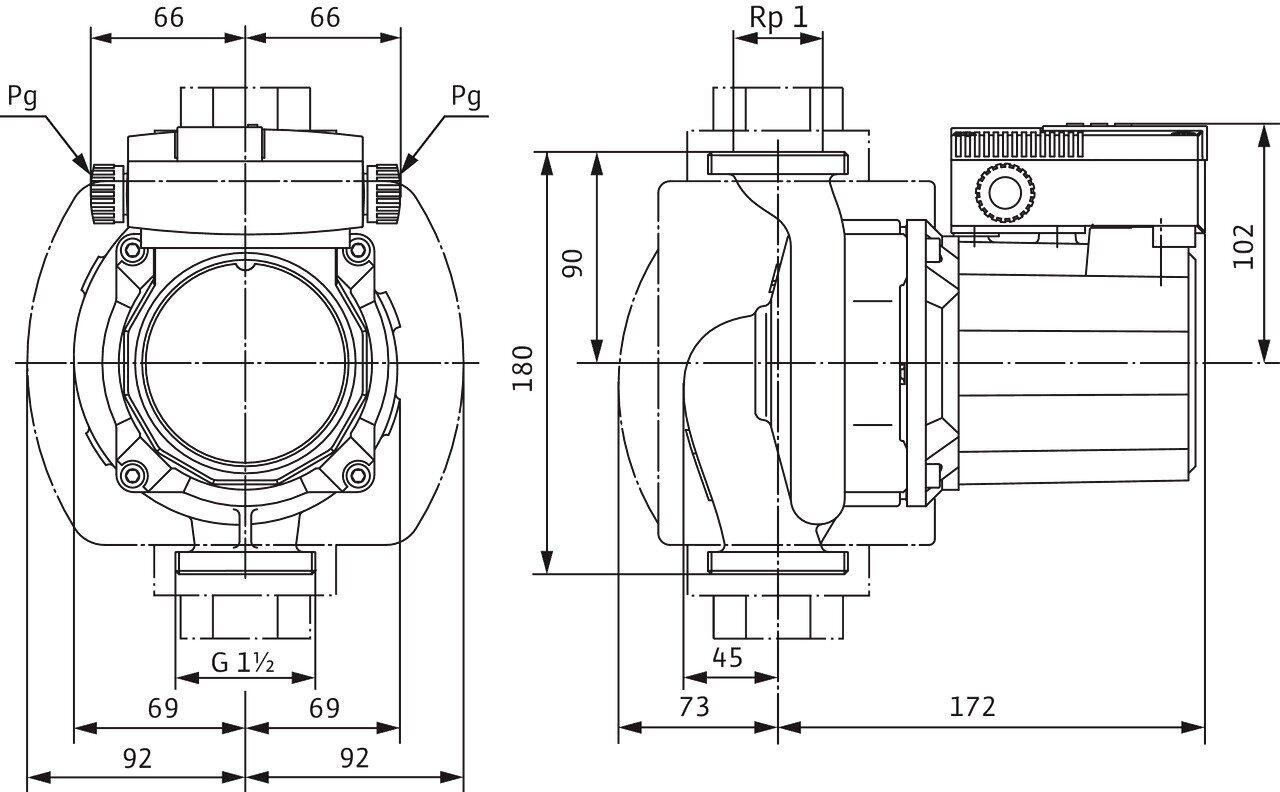 Насос циркуляционный Wilo TOP-S 25/10 EM (1х220В; 0,18кВт) - фотография № 7