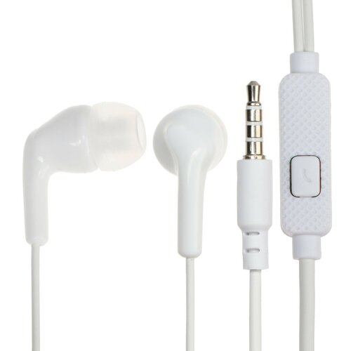 Наушники Smartbuy Model X вакуумные микрофон 105 дБ 16 Ом 35мм 105 м белые 384₽