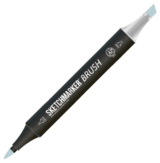 Маркер Sketchmarker Brush двухсторонний на спирт.основе цв.BG83 Арктический серый