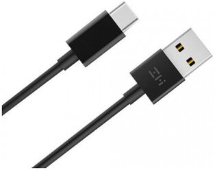 Кабель ZMI USB - USB Type-C (AL701) 1 м, черный