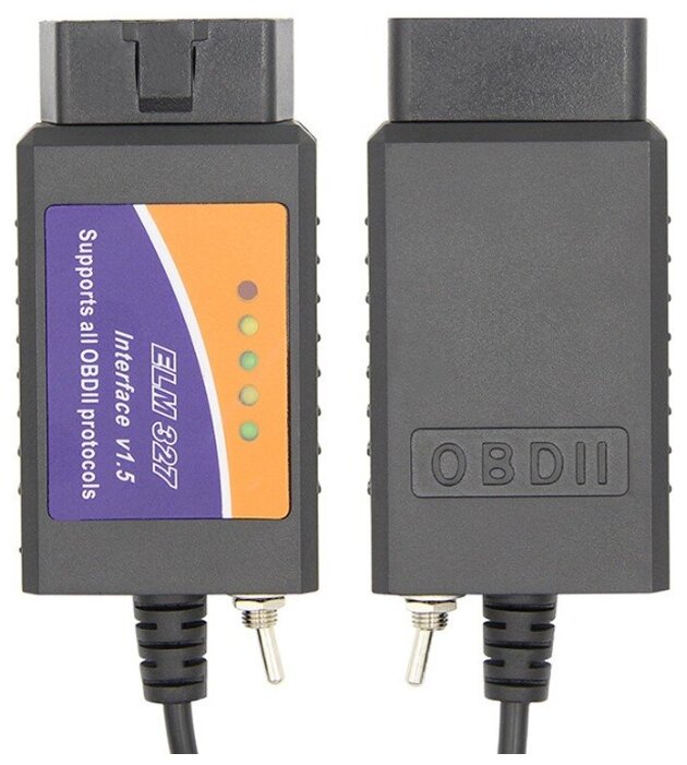 ELM327 USB диагностический кабель с переключателем (FoCCCus FORScan)