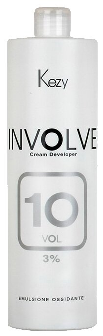 KEZY Окисляющая эмульсия Involve Cream Developer 3 %, 1000 мл, 1000 г