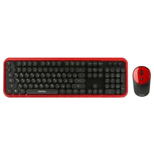 Набор Smartbuy клавиатура + мышь 620382AG черно-красный